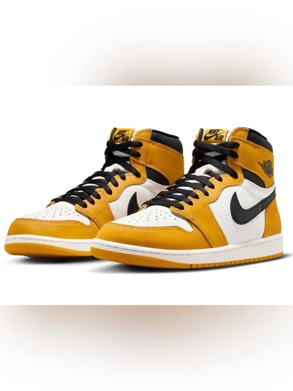 Jordan Air Jordan 1 Retro High Yellow Ochre Black Sail Leather DZ5485-701